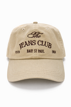 Charger l'image dans la galerie, Casquette "The Jeans Club Baie-St-Paul" - Beige
